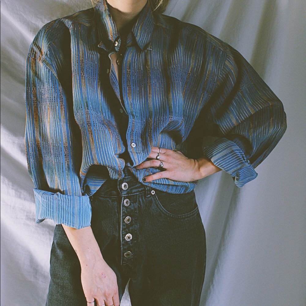 Vintage Italian Button Up